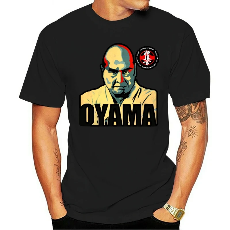 

Novo Mestre Masutatsu Mas Oyama Kyokushin Kai Karate Fundador Dojo 2021 Fashion 100% Cotton O-neck T-shirt