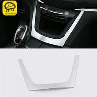 car mango car styling central control button switch panel cover trim frame sticker interior accessories for cadillac xt5 2016
