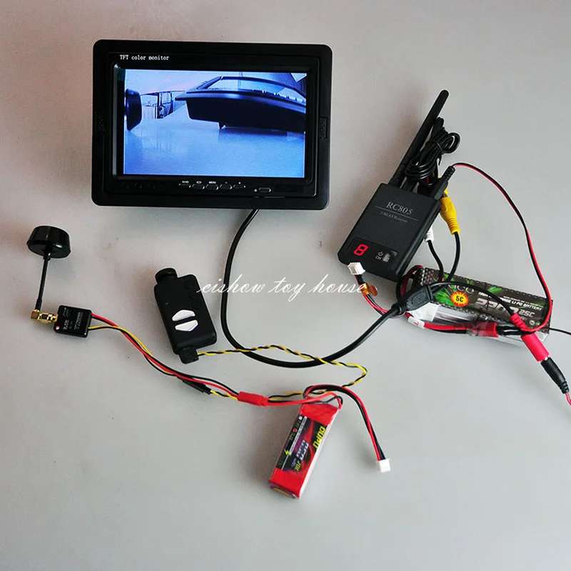 RC 5 8G 32ch 600mw супер мини передатчик TX с грибной антенной Телеметрия для Gopro Hero3/4 Mobius