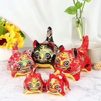 2022 year tiger mascot stuffed plush toy pendant chinese style christmas gift new year decoration