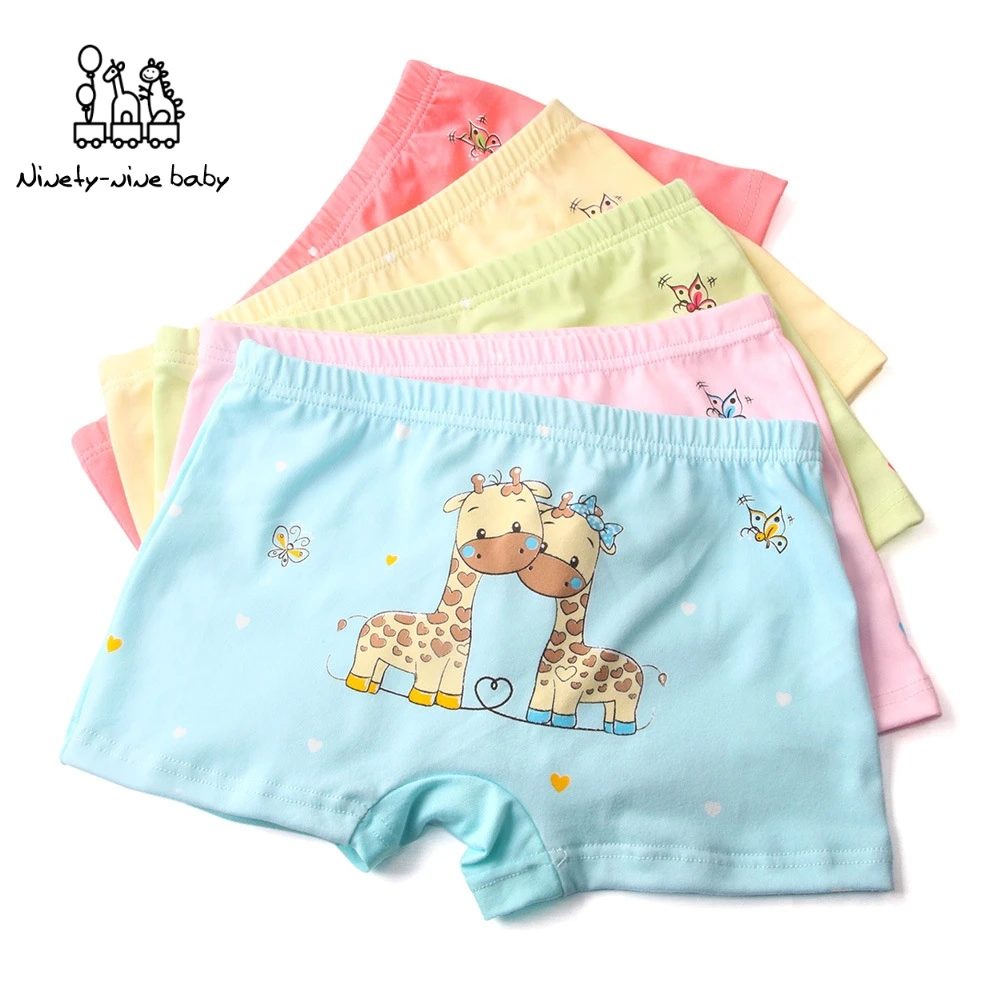 Нижнее белье для детей 5 шт./компл. нижнее унисекс хлопковые трусы девочек боксеры