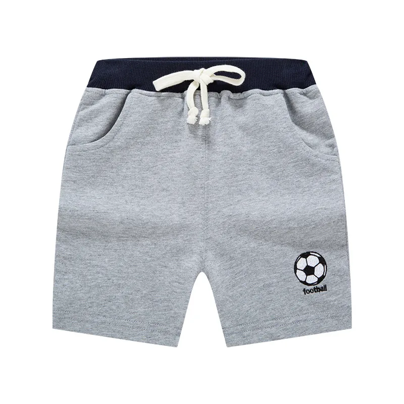 Pantalones cortos deportivos para ni&ntilde;os, informales, el&aacute;sticos, a la moda, novedad, verano, 2022-3