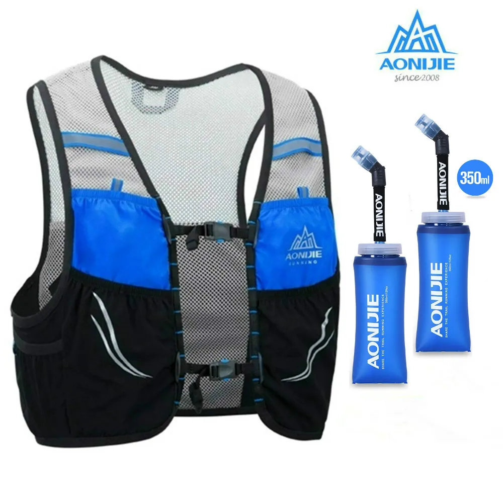 AONIJIE C932 2.5L Lightweight Hydration Vest Ultralight Trail Running Backpack Outdoor Hiking Marathon Race Pack 350ml Bottle