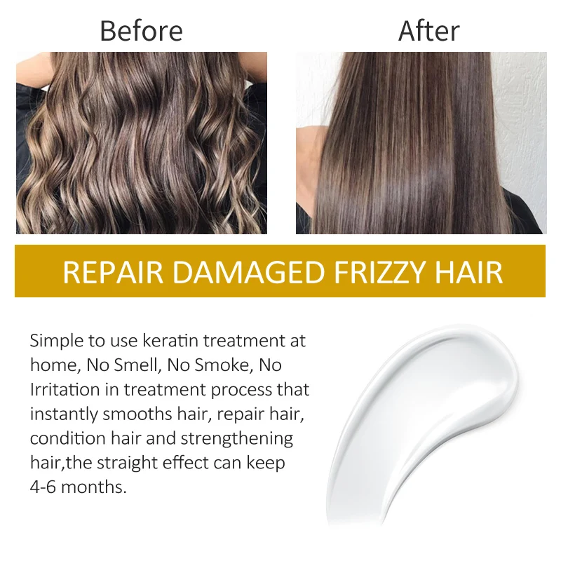 Бразильское Кератиновое лечение без формальдегида 1000 мл восстановление