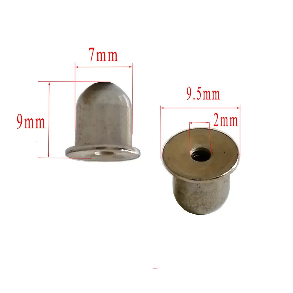 5 наборов кнопка диаметром 7 мм нажимная пружина для круглой трубки 12-50