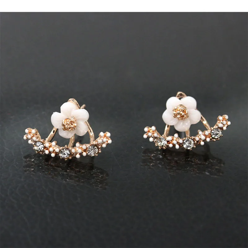 2019 Новинка Brinco кристалл маленький цветок маргаритки трендовые серьги для женщин