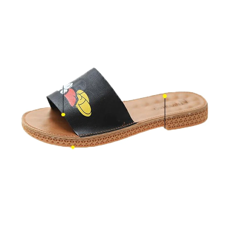 

2021 fashion all-match children's cartoon woman non-slip soft-soled sandals and slippers beach shoes thick-soled girls home shoe