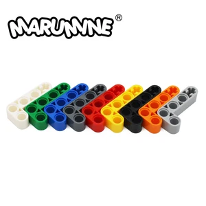 Marumine Технология Liftarm 32140 Луч 4x2 90  толстые отверстия Studless луч модель крана кубики MOC аксессуары построить блоки