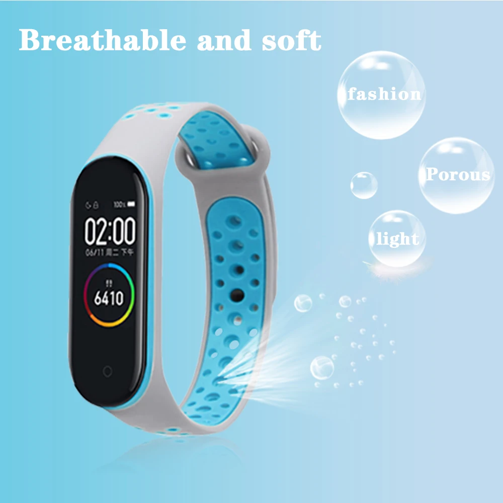 

Wrist Color TPU Strap For Xiaomi Mi Band 4 3 Correa Silicone Wristband Bracelet Belt Replacement Wristband for xiaomi