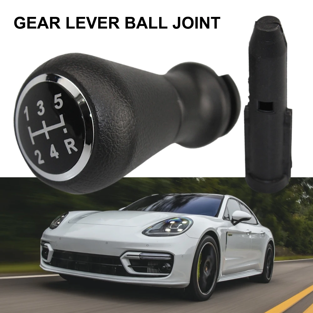 

5 Speed MT Car Gear Shift Knob Manual Transmission Shifter Knob Replacement for Peugeot 307 206 207 Citroen C1 C3 C4 Adapter