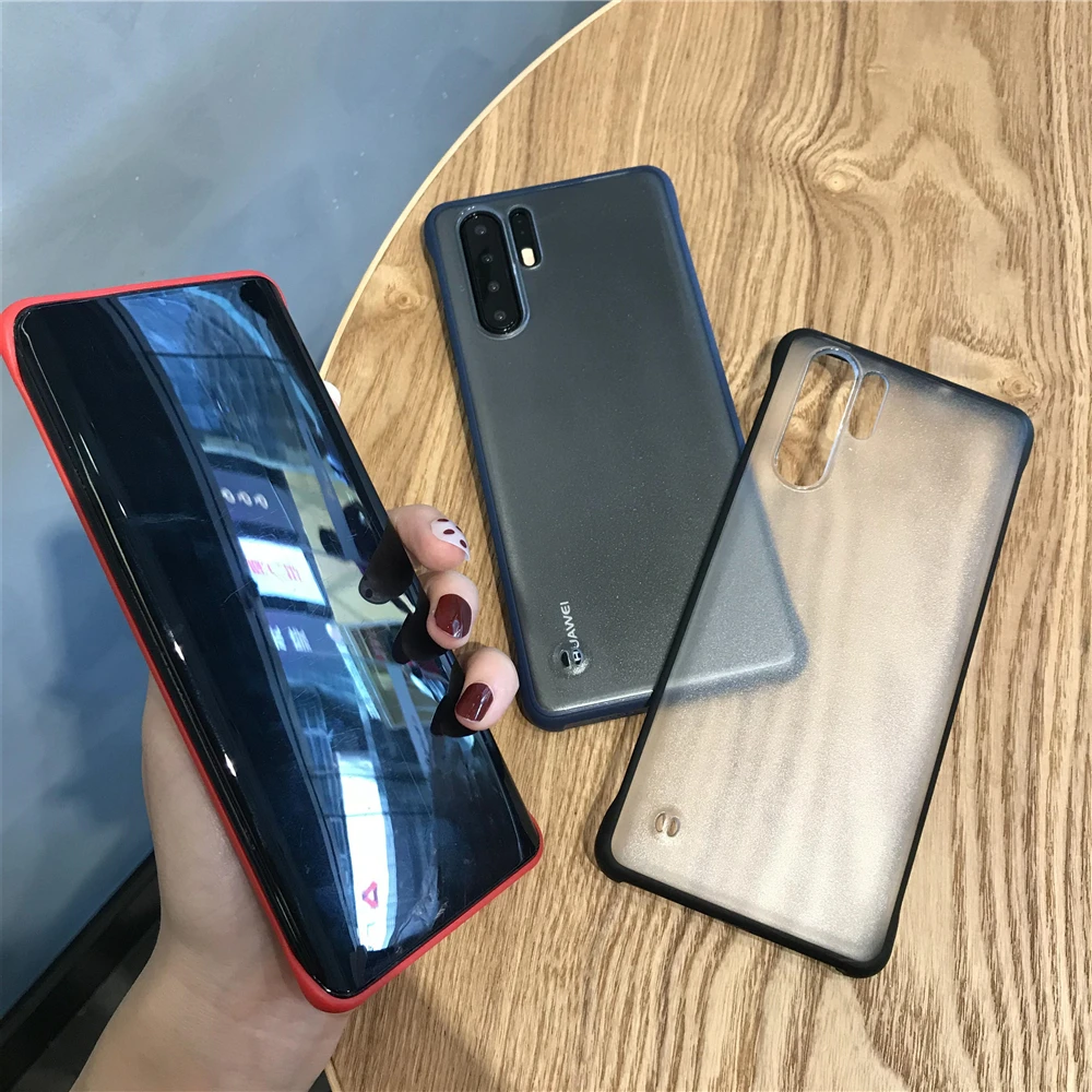 Горячий Feel бампер безрамный чехол для Samsung Galaxy Note 10 Plus 9 PC + TPU Матовая задняя крышка