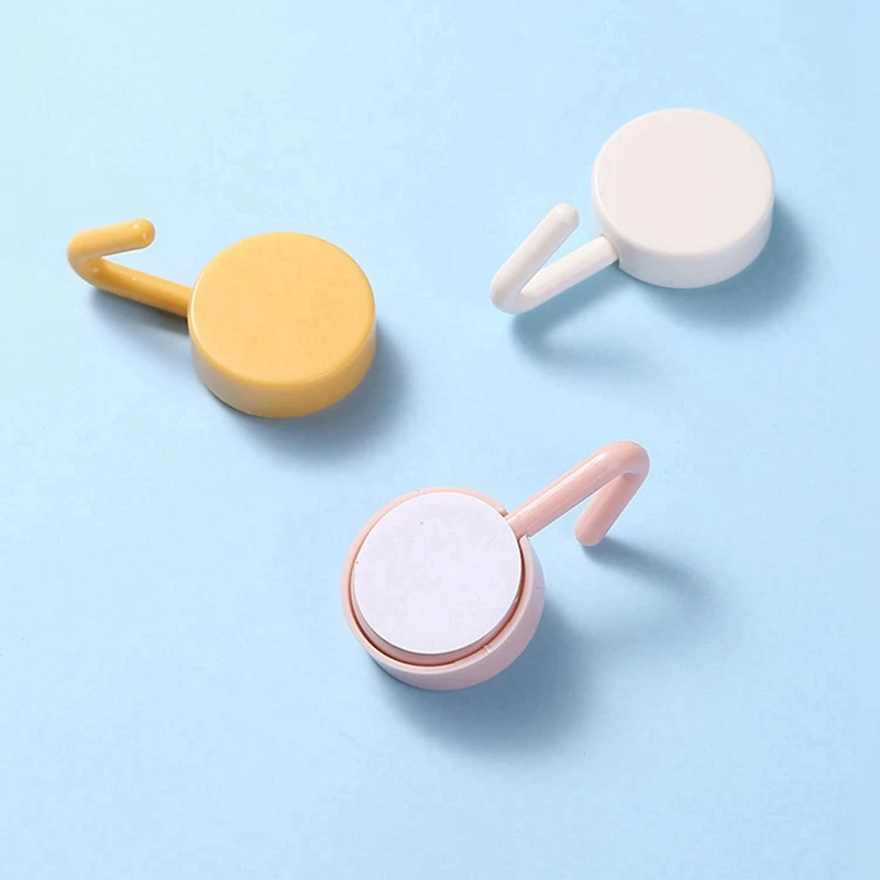 Небольшие Настенные крючки 10 шт. бесшовные самоклеящиеся липкие для кухни и