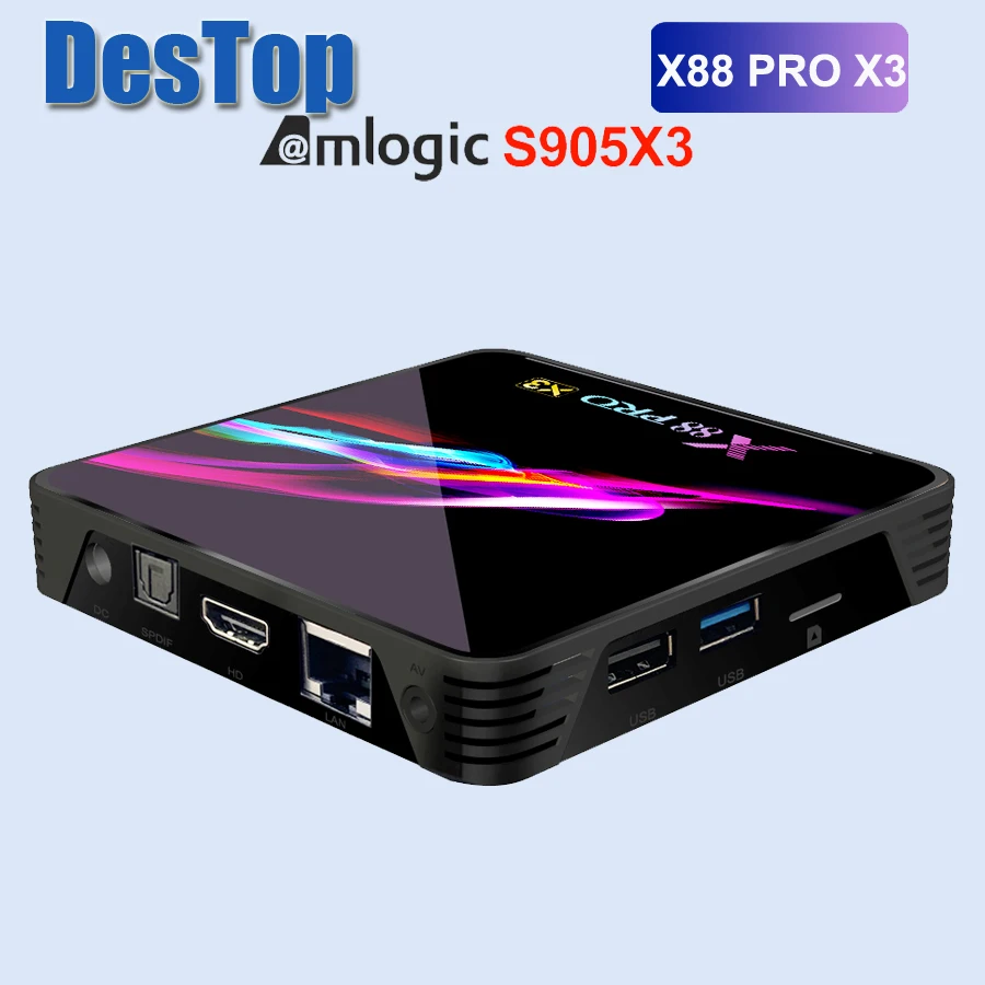 ТВ-приставка Android 9 0 1 шт. 4 Гб ОЗУ 128 ПЗУ 64 S905X3 ядра 5G двойная Wi-Fi медиаплеер для YouTube