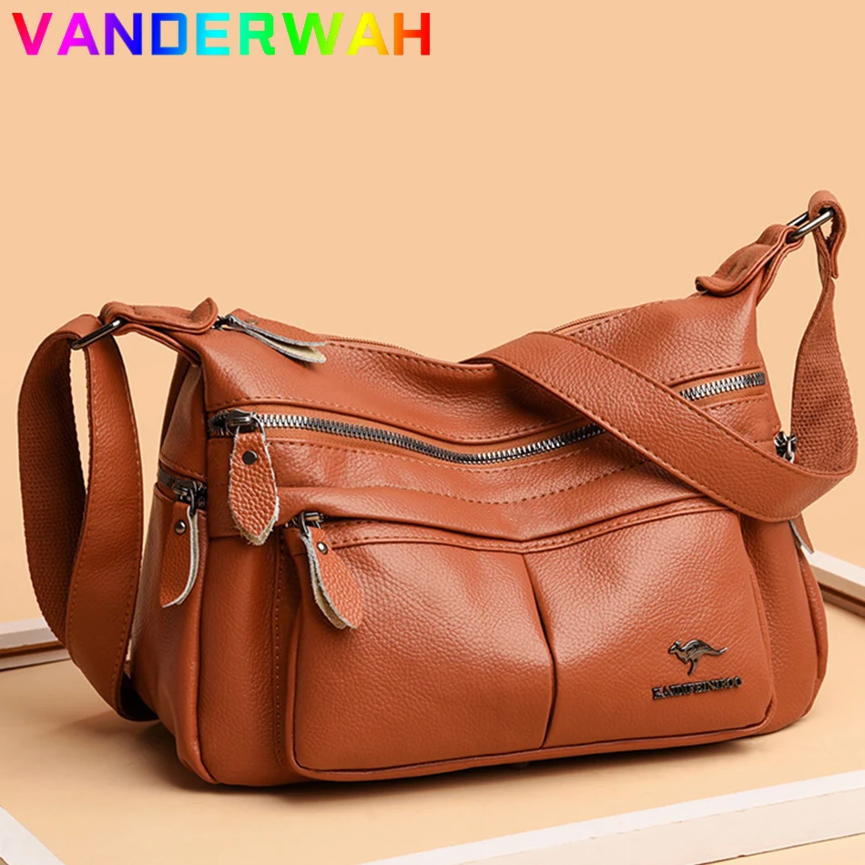 

Сумка-мессенджер с несколькими карманами для женщин, роскошная дизайнерская сумка через плечо, Осень-зима 2021, Женский кошелек, сумки