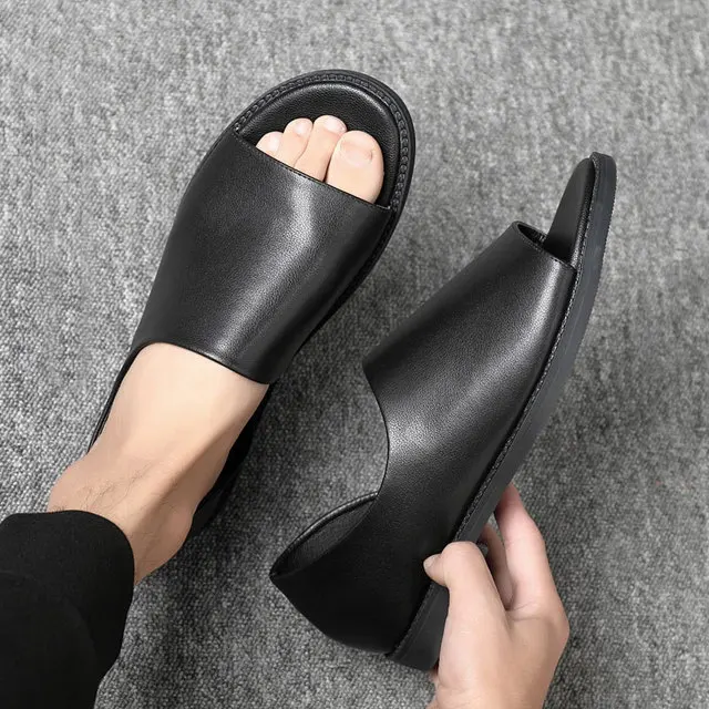 

Men's Sandals Summer Comfortable Beach Shoes Black Best Selling