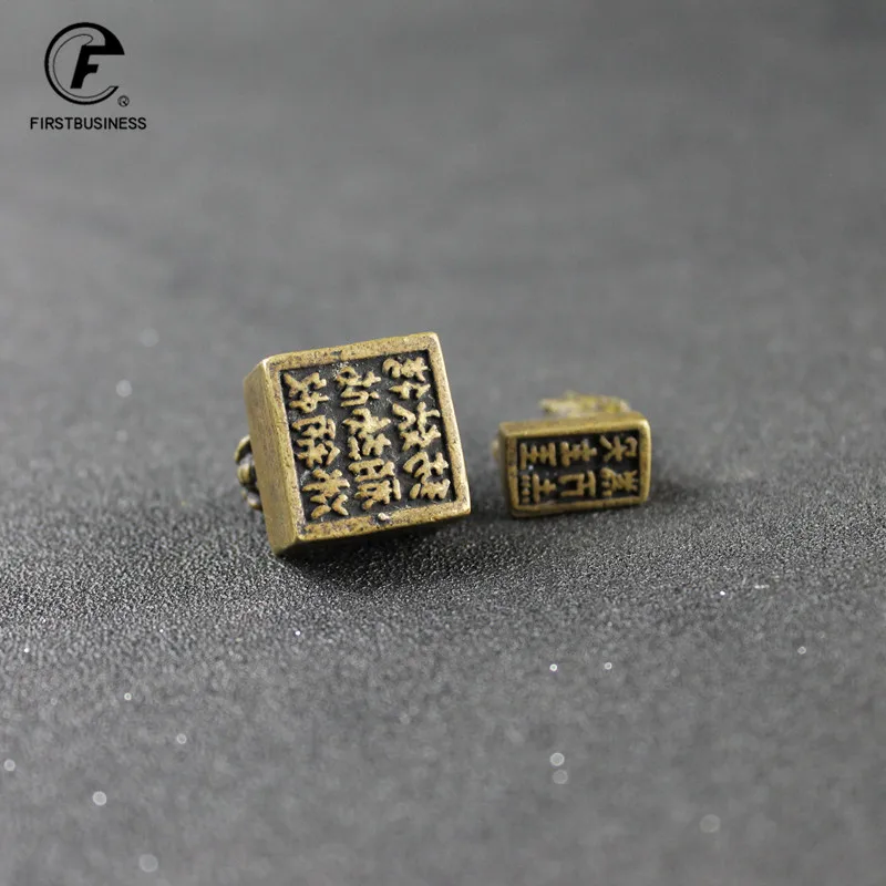 Резной маленький медный дракон домашний декор с уплотнением винтажные латунные