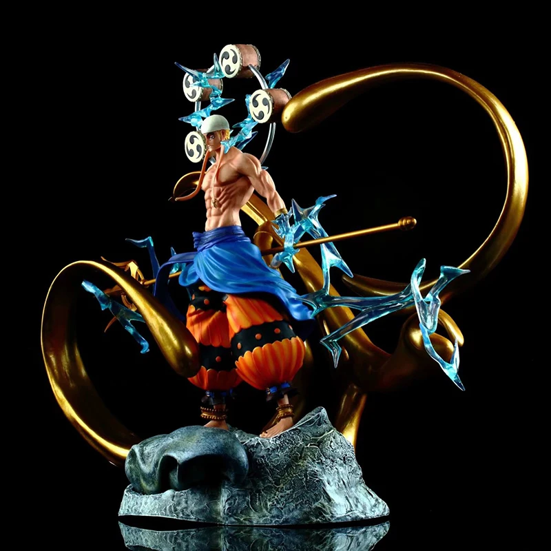 

One Piece Enel Anime Action Figure GK ZN Immature Super Large Thor Double-headed Eagle PVC Collection Model Dolls Toys for Gifts