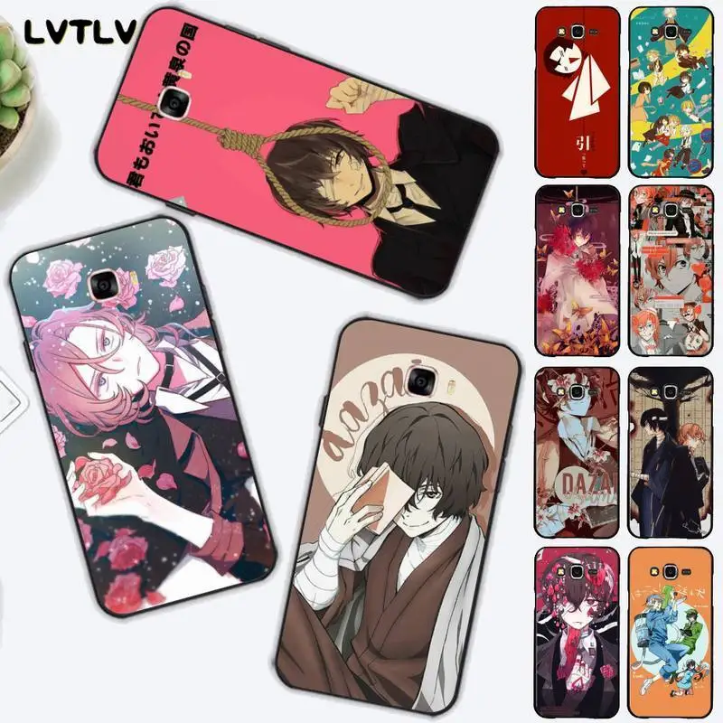 

LVTLV Japan anime bungou stray dogs Dazai Osamu Phone Case for Samsung J6 J7 J2 J5 prime J4 J7 J8 2016 2017 2018 DUO core neo
