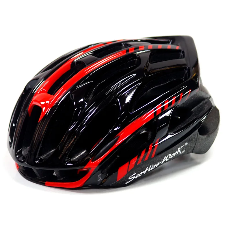 sw blk red Szelyia Mtb шлем для горного велосипеда Cascos Bicicleta Ciclismo Bici Route велосипедный шлем Велоспорт 54-61 Сверхлегкий - Цвет: sw blk red
