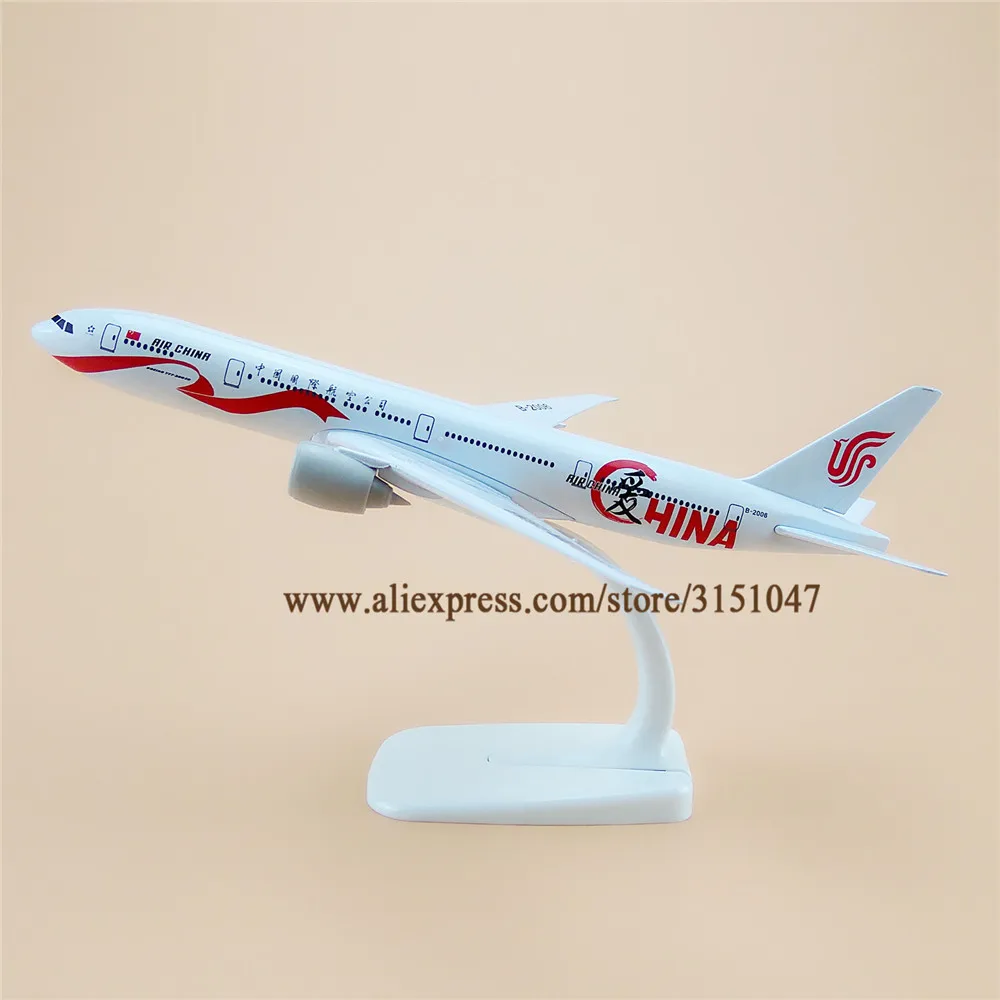 20 см Air China Boeing 777 B777 Airlines модель самолета из сплава металла литья под давлением