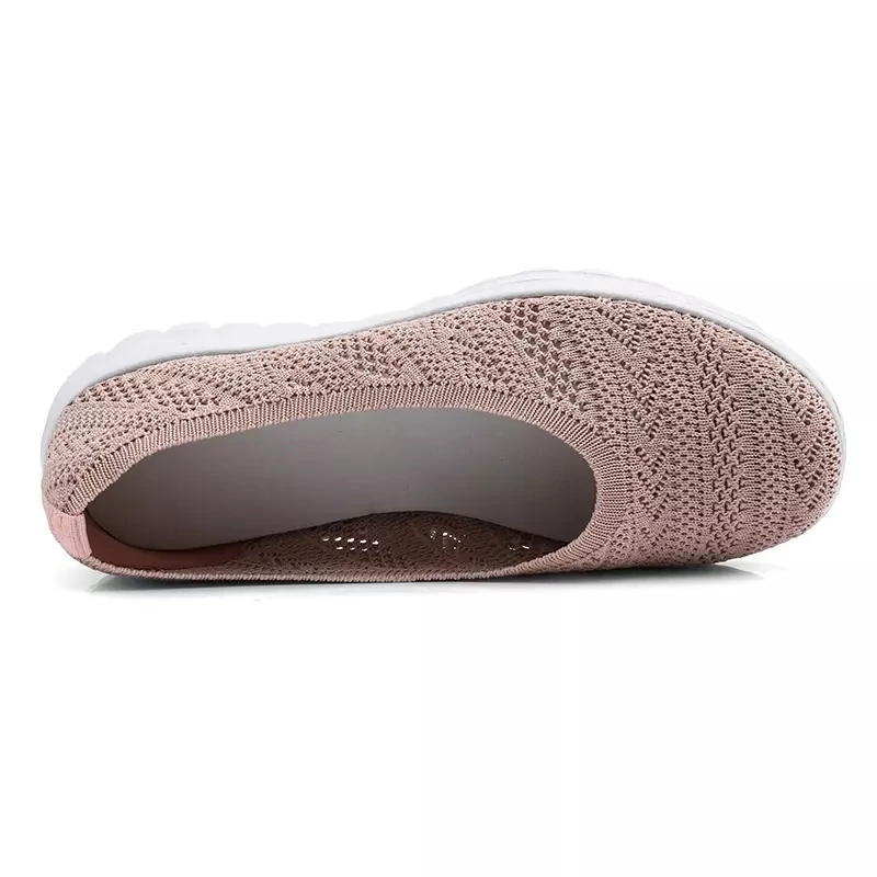 

Women Flats Mesh Breathable Light Ladies Sneaker Slip on 2021 Casual Female Shoe Shallow Comfort Woman Footwear Mom Shoes