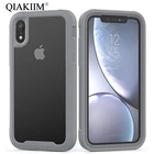 Чехол для iPhone 12 Mini, 11 Pro, XS Max, X, XR, 8, 7, 6 S Plus, прозрачный, тонкий, из поликарбоната, ТПУ