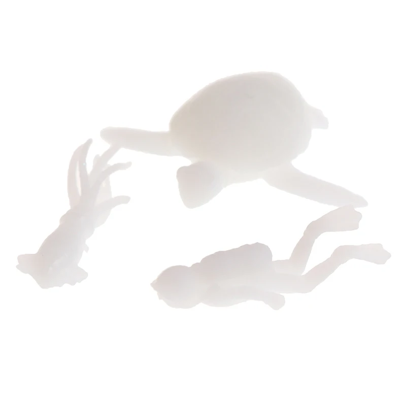 

3pcs 3D Squid Diver Tortoise Jewelry UV Resin Filling DIY Craft Handmade Jewelry