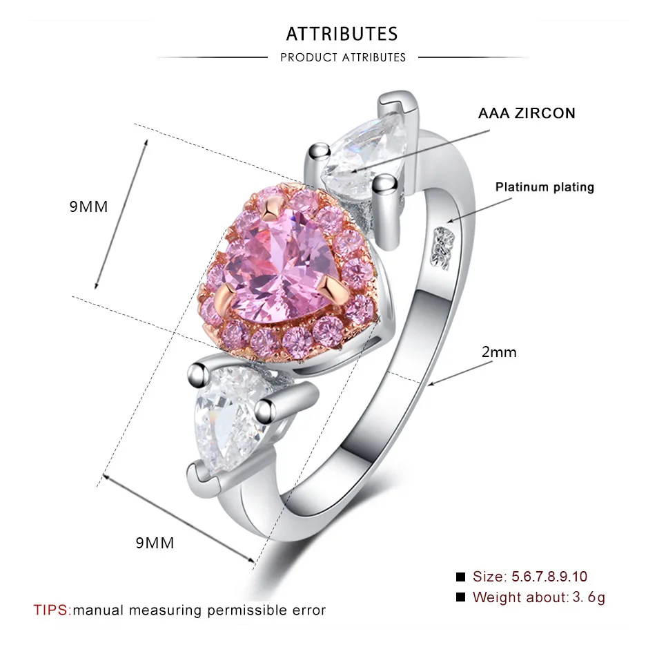 

Sterling Silver 925 Diamond Rings for Women Silver Wedding Diamond Necklaces Rings Filled Womens Couple Love Wedding luxury