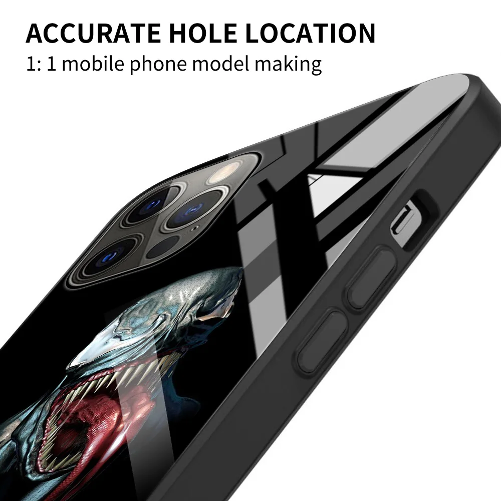 Чехол из закаленного стекла для iPhone 15 14 12 11 Pro Max 13 Mini X XR XS 8 7 6s Plus