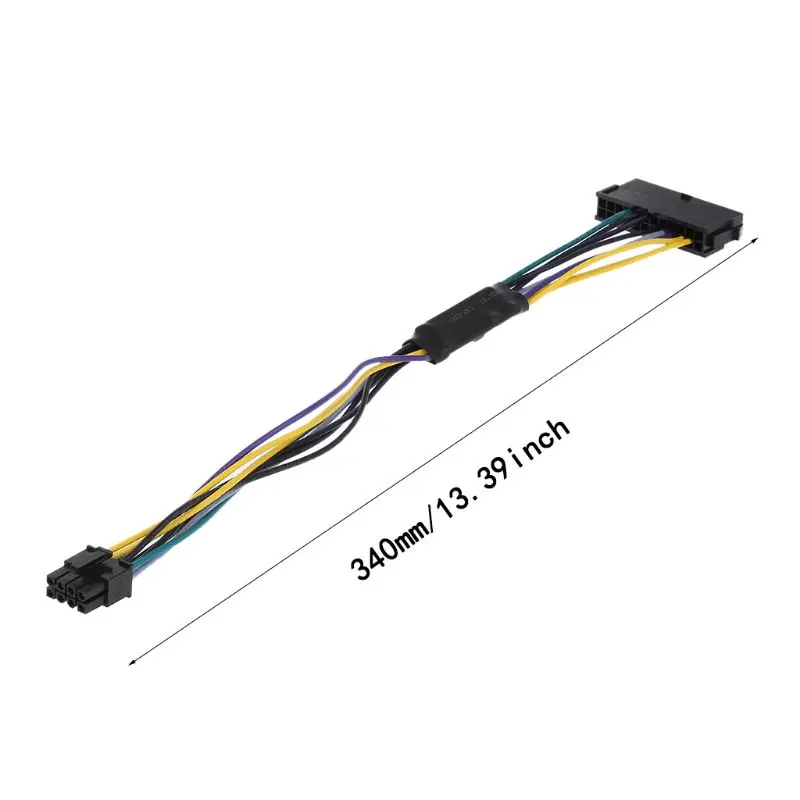 Адаптер питания ATX с 24P на 8P кабель-провод для ноутбука Dell 24pin 8pin Optiplex 3020 7020 9020