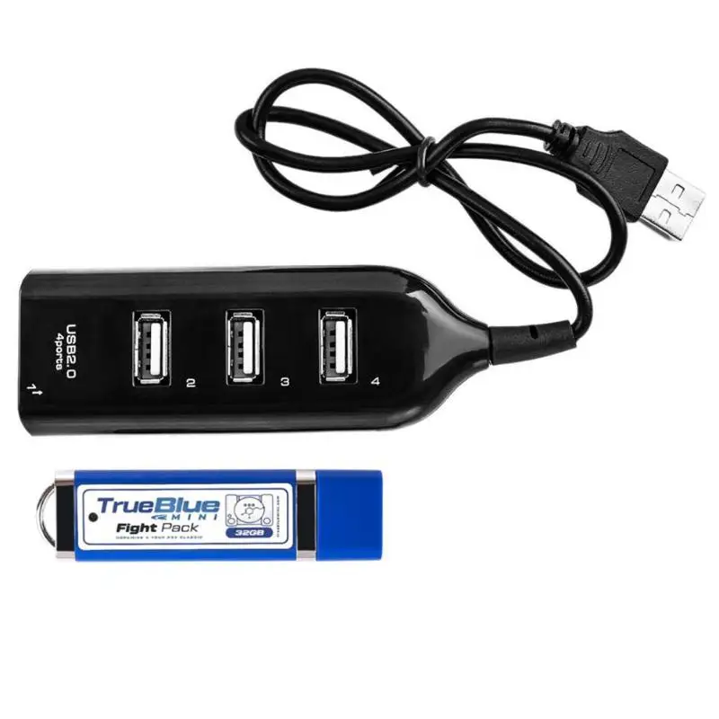 Мини-концентратор 64 ГБ Набор для игры True Blue Crackhead 101 игр 32 Тренировочный с USB 2 0 4