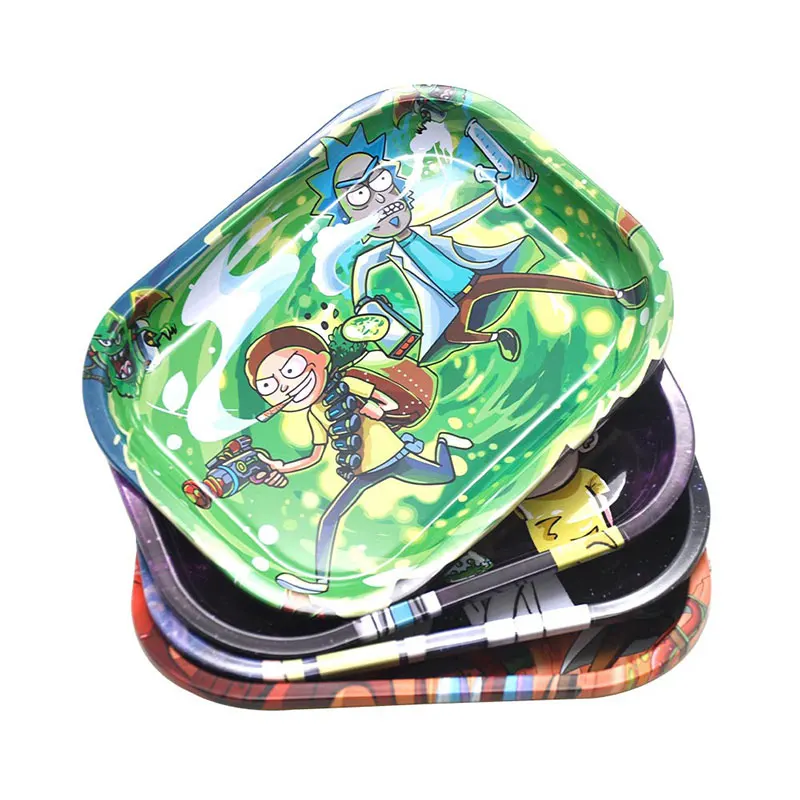 Поднос для сигарет курения табака рулонная бумага металлический поднос