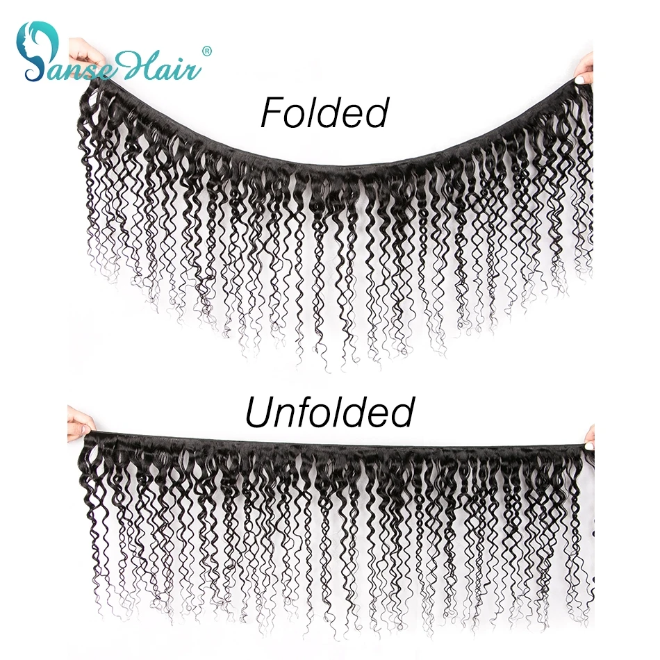 Panse волосы перуанские глубокие вьющиеся 100% человеческие для наращивания 3 пряди в