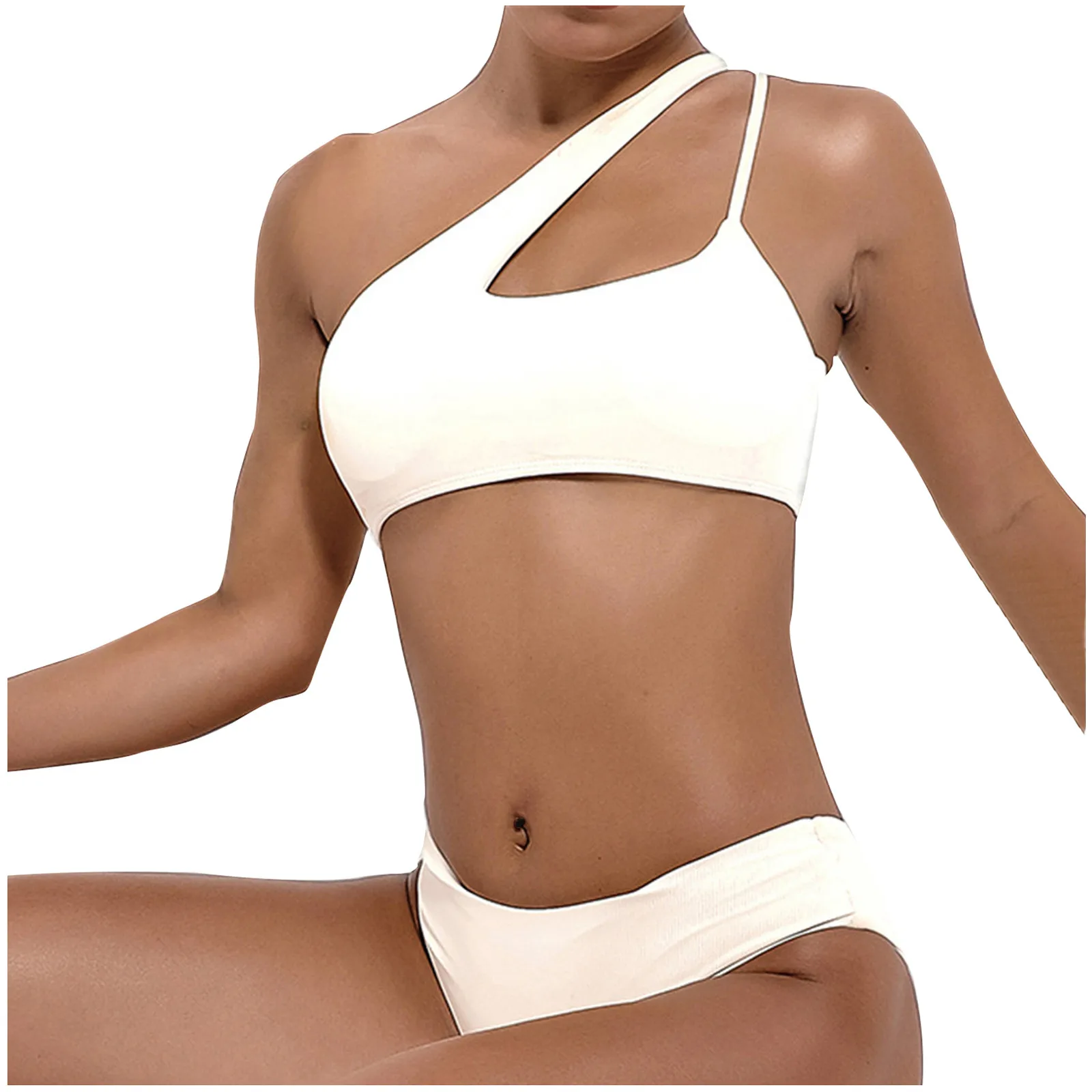 

Swimsuit Women Sexy Swimwear Solid Color Two Piece Swimsuit Bikini Swimming Beachwear 2021 Swimsuit women