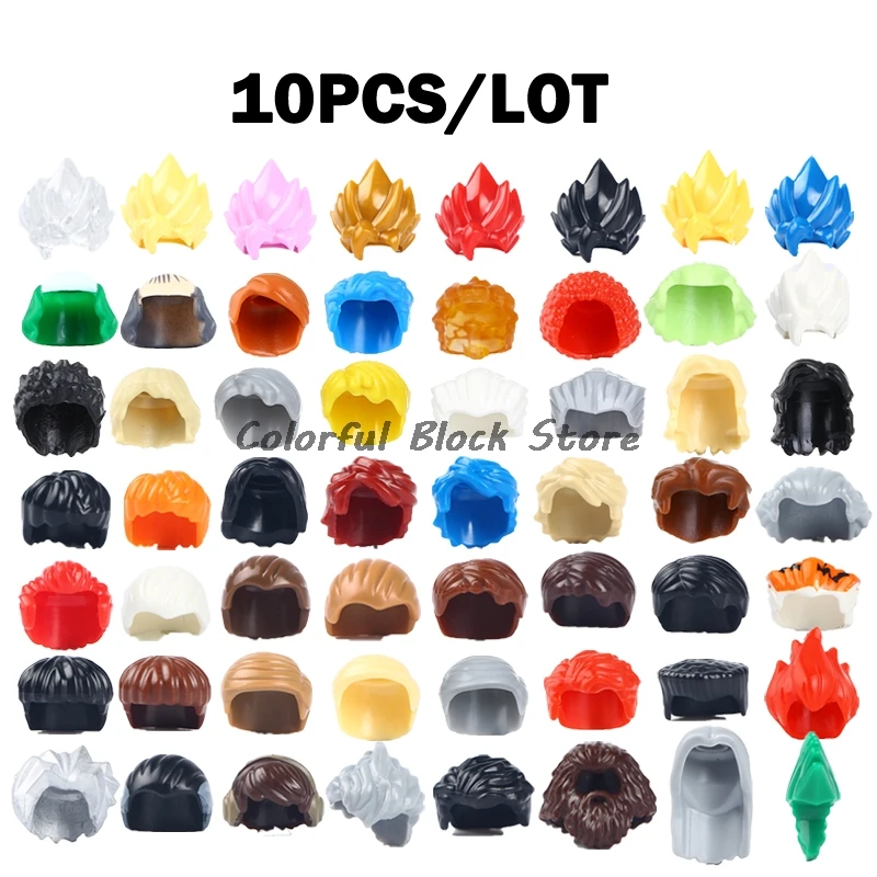 10 шт./лот мужские волосы длинные короткие кудрявые много цветов WM строительные