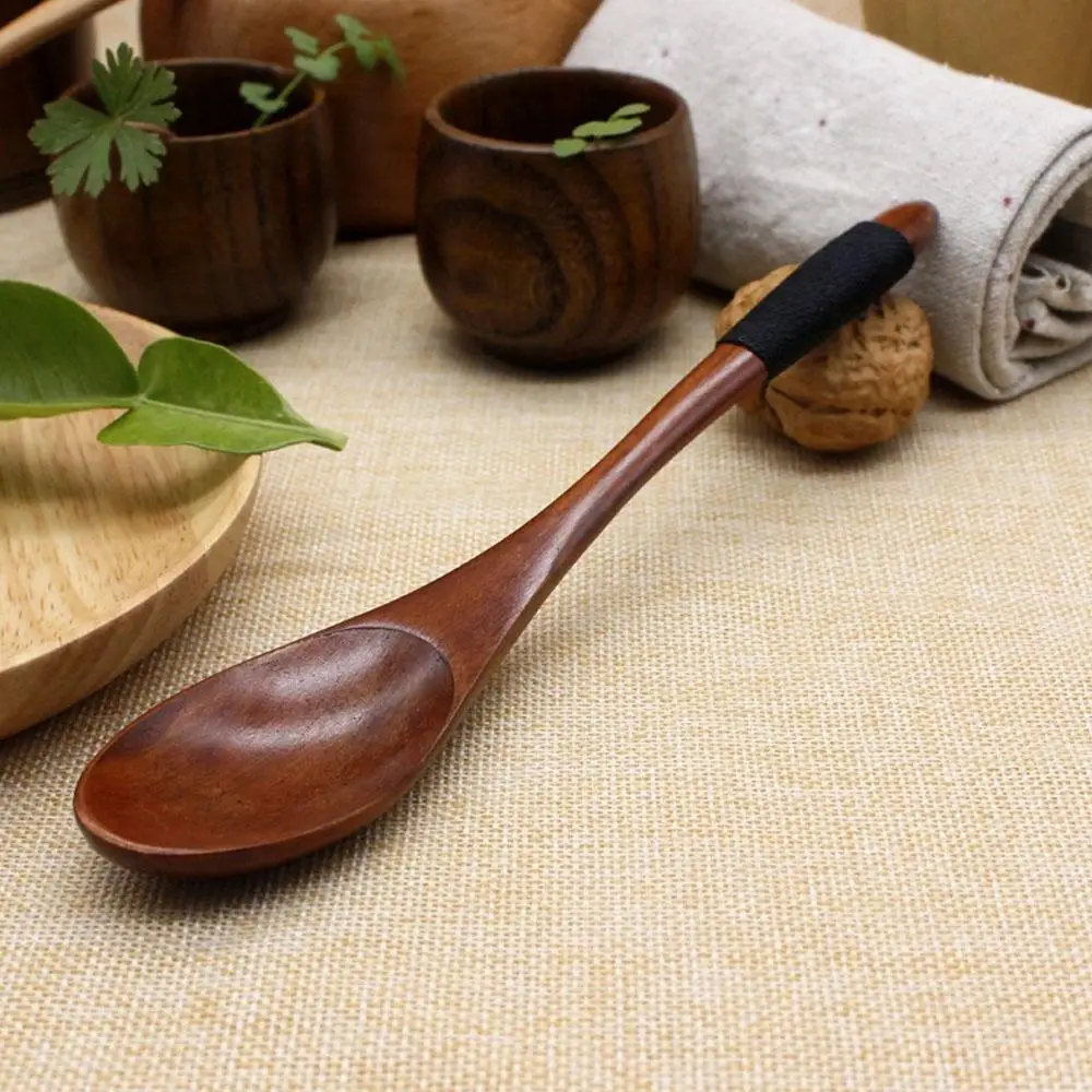 Набор деревянных ложек для риса набор ручной работы рисовая посуда суп кухонная