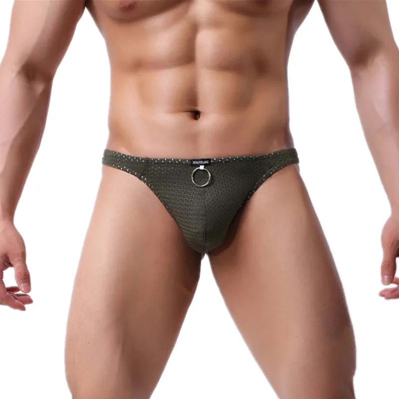 Сексуальное мужское нижнее белье дышащие трусики бикини стринги мужские трусы с