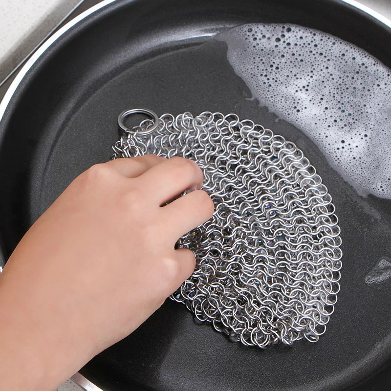 1 шт. чугунный очиститель из нержавеющей стали |