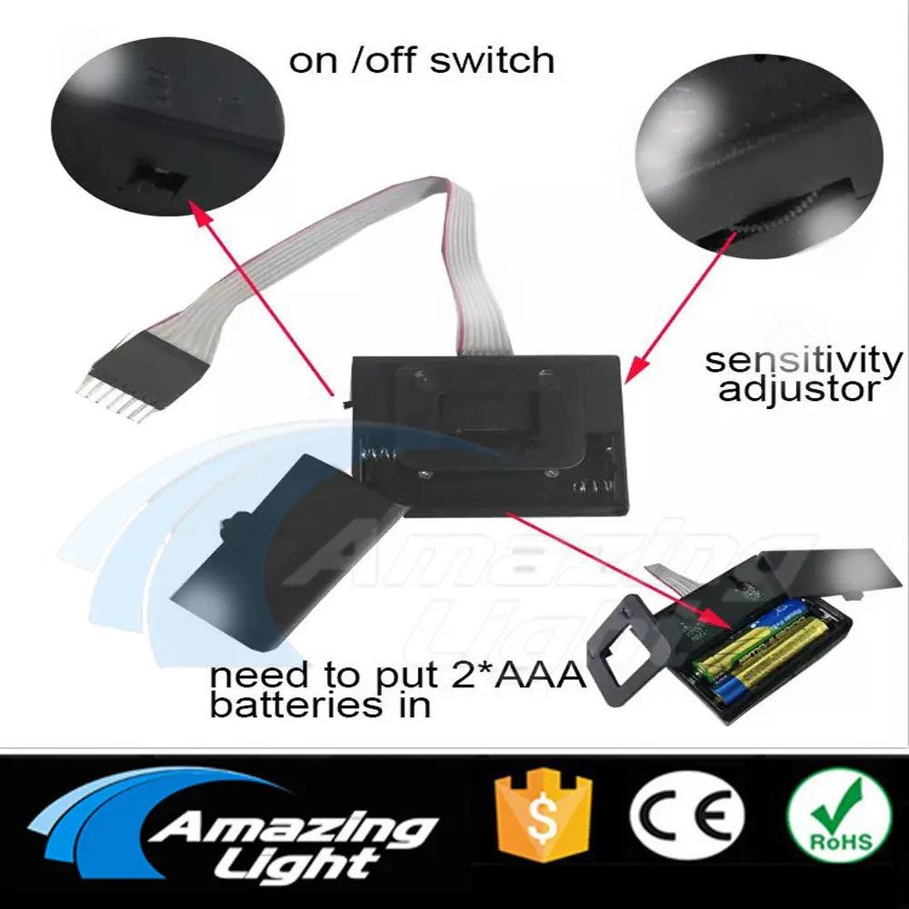 Мужская футболка из 100% хлопка со светодиодной подсветкой светящаяся с логотипом