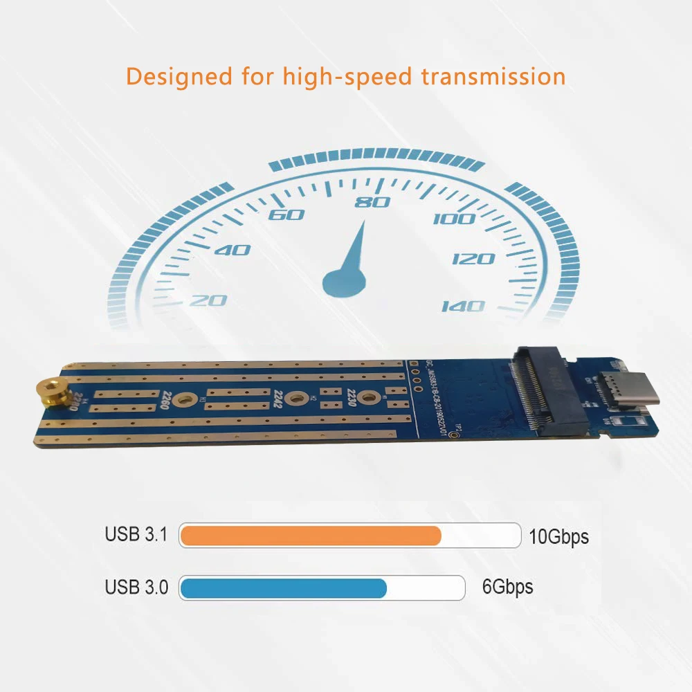 NVME PCIE usb3.1 корпус для жесткого диска M.2 на USB Type C 10 Гбит/с портативный внешний SSD |