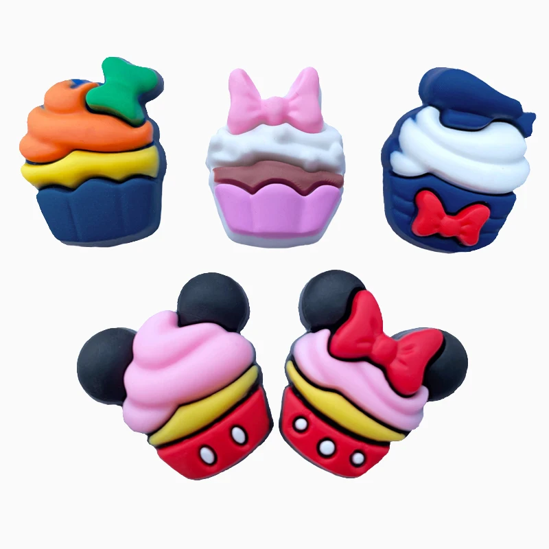 

5/10Pcs Kawaii Cute Soft Glue Mixed Cake Flat Back Cabochons Scrapbooking DIY Jewelry Craft Decoration Accessories A44