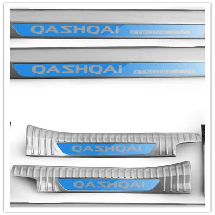 

stainless steel Car door cover outside door sill plate Scuff Plate for NISSAN Qashqai 2016-2019