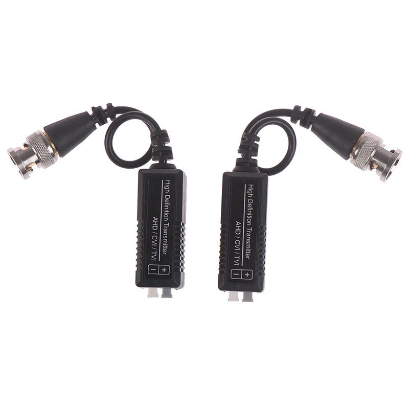 

2pcs CCTV Video Balun CCTV Accessories Passive Transceivers 300M Distance UTP Balun BNC Cable CAT5 Cable