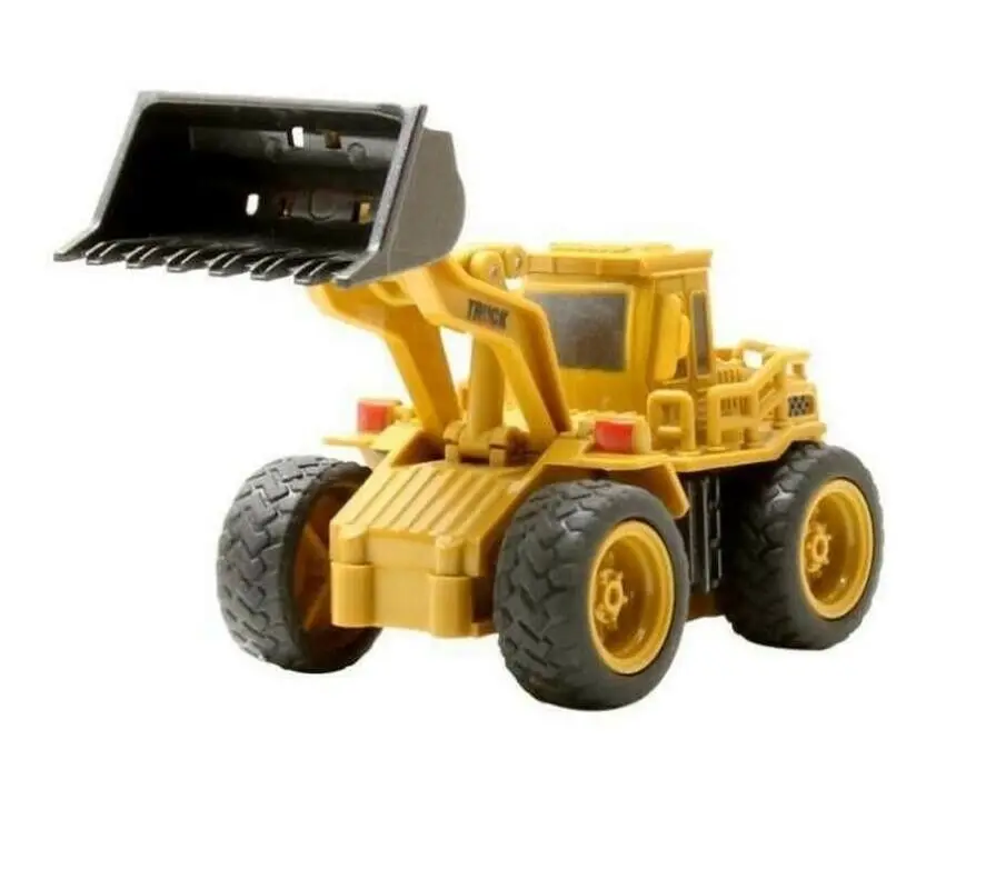 Мини радиоуправляемая конструкция фототрактор экскаватор строительный