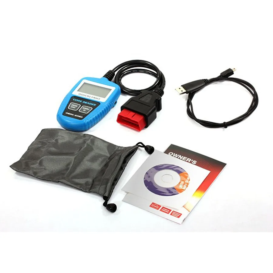 OBDIICAT QUICKLYNKS Многоязычный CAN OBDII сканер T59 мини считыватель кодов удобный
