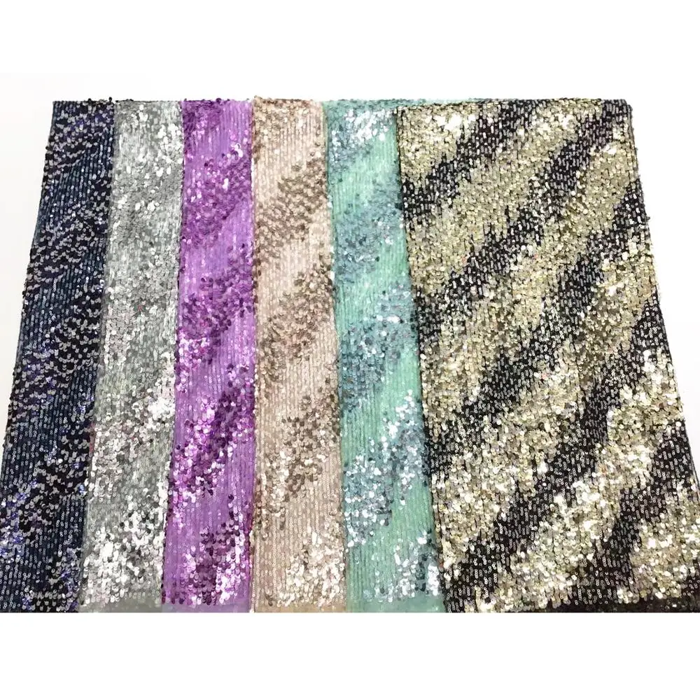 Ослепительный дизайн серебристое кружево с блестками ткань для французской Guinea