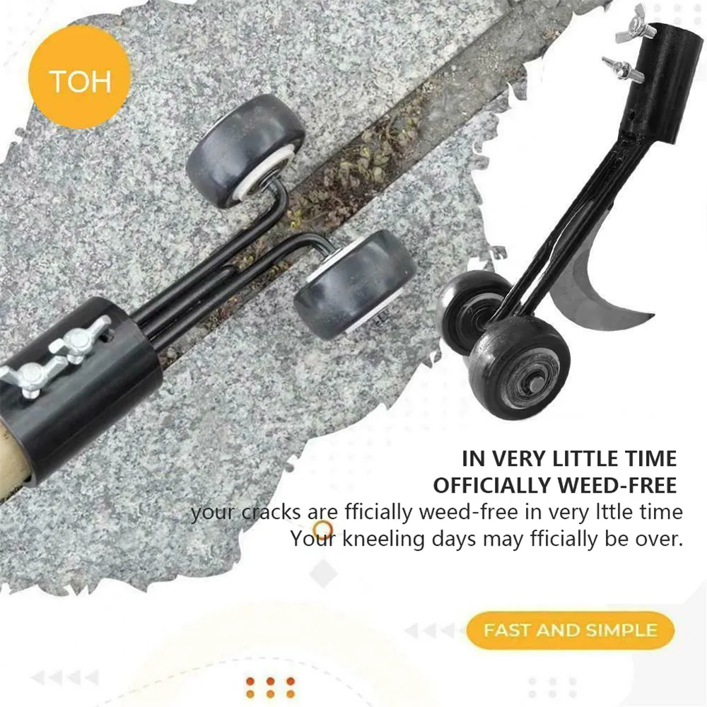 

Weeds Snatcher Lawn Mower Weeding Head Stainless Steel Eradicator Tools No Bend Down Gardening Sidewalk Driveway Weeders Tools