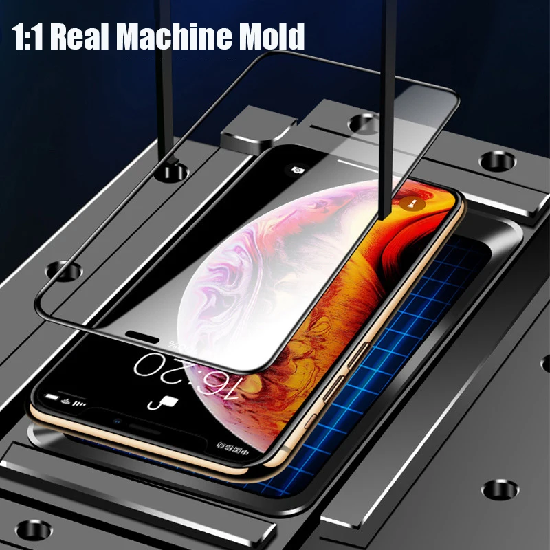 

Full Cover Protective Glass On For iPhone 11 7 8 6 6s Plus SE 2020 Screen Protector For iPhone X XR XS 11 12 Pro Max Glass Film