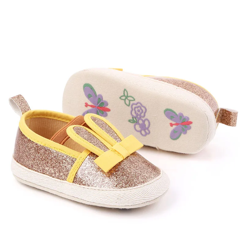 

Fashion Baby Girl Shoes Breathable Rabbit Ear Design Anti-Slip Casual Boys Sneakers Toddler Soft Soled Walking Shoes