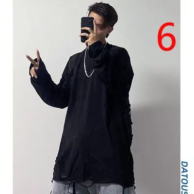

Men's summer short-sleeved clothes tide brand trend loose Hong Kong style ins five-point sleeves
